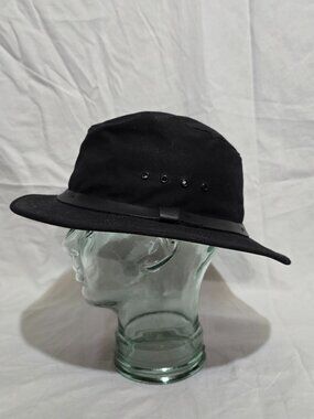 Filson Made in USA Tin Cloth Packer Hat - Black - L*